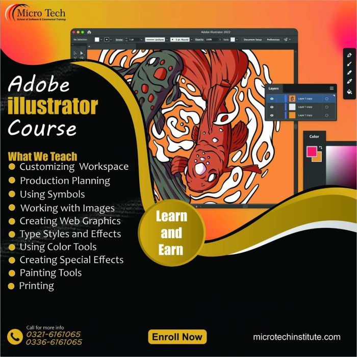 Adobe Illustrator Training Course - Microtech Institute for Import ...