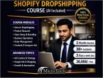 Shopify Dropshipping Course in Pakistan with AI Training - Learn dropshipping business at MicroTech Institute. 2 months course, Rs. 30,000, 3 days/week classes.