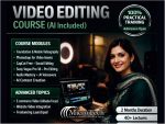Video Editing Course with AI in Pakistan - Students learning AI-powered video editing at Microtech Institute 2026