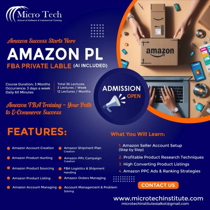 Amazon Virtual Assistant Course with AI Training | First in Pakistan ...